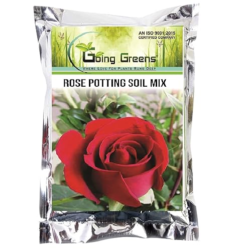 Going Greens Rose Potting Soil Mix with Mutinutrients for Rose Plants (5 Kg)