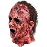 Derlinvine Scary Head Mask with Horror Latex for Adults | Cosplay, Decor, Party Props