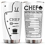 Jevuta Chef Gifts for Men Women Tumbler, Gifts for