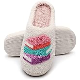 Cowboy Cowgirl Hat Slippers For Women Men Smile Face Slipper Plush Comfy Retro Preppy Slippers Warm Fuzzy House Shoes