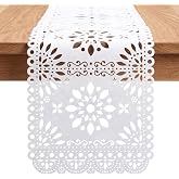 CrystalSylara 3 Pcs 13 x 72 Mexican Table Runner Felt Picado Tablecloth | Fiesta Table Runner, Cielito Lindo Party Decoration, Talavera Party Decor for Mexican Wedding Baby Shower Birthday Supplies