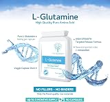 Swiss BioEnergetics L-Glutamine 500mg 90 Veg Capsules UK Made view 3