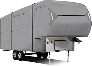 Leader Accessories Windproof 5th Wheel RV Cover Fits 29'-33' Motorhome RV Outdoor Protect Camper Cover