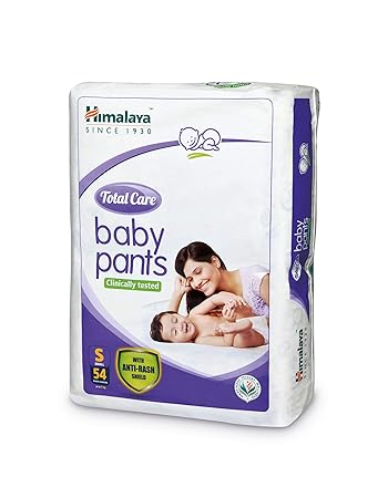 Himalaya Total Care Baby Pants Diapers, Small, 54 Count