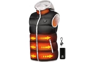 Foxelli Women’s Lightweight Heated Vest with Battery Pack