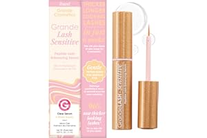 Grande Cosmetics GrandeLASH-Sensitive Peptide Infused Lash Serum for Fuller, Longer-Looking Natural Eyelashes, Enhancing Treatment with Nourishing Botanicals, Cruelty-Free