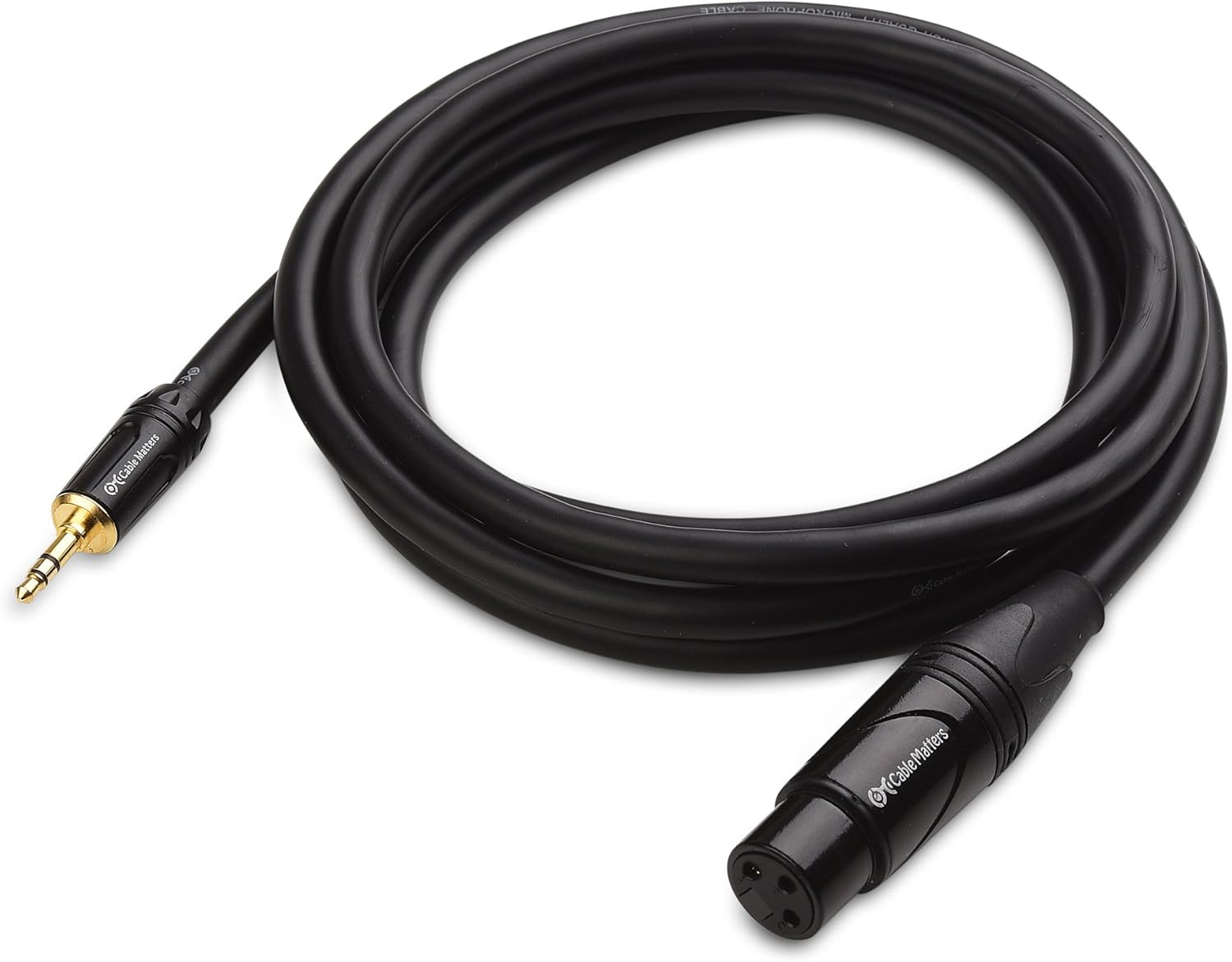 Cable Matters (1/8 Inch) Unbalanced 3.5mm to XLR Cable (XLR to 3.5mm Cable) Male to Female 6 Feet: Musical Instruments