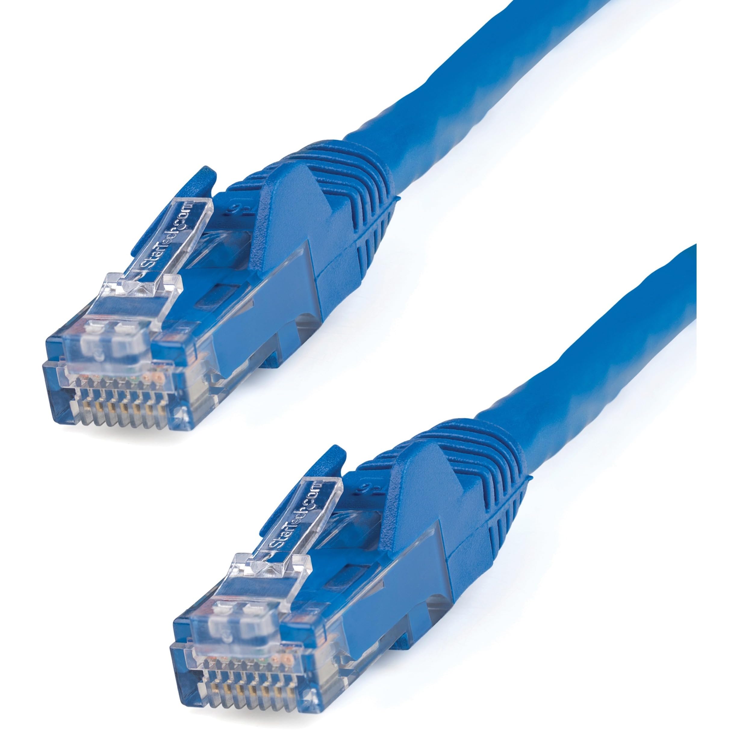 StarTech.com 75ft CAT6 Ethernet Cable - Blue CAT 6 Gigabit Ethernet Wire -650MHz 100W PoE RJ45 UTP Network/Patch Cord Snagless w/Strain Relief Fluke Tested/Wiring is UL Certified/TIA (N6PATCH75BL)