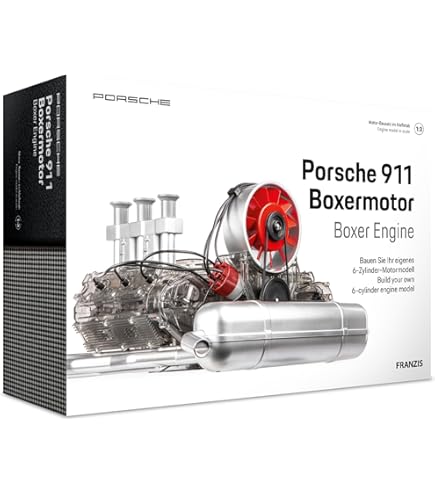 Amazon.com: Franzis Porsche 911 Boxer Engine Model Kit - Porsche