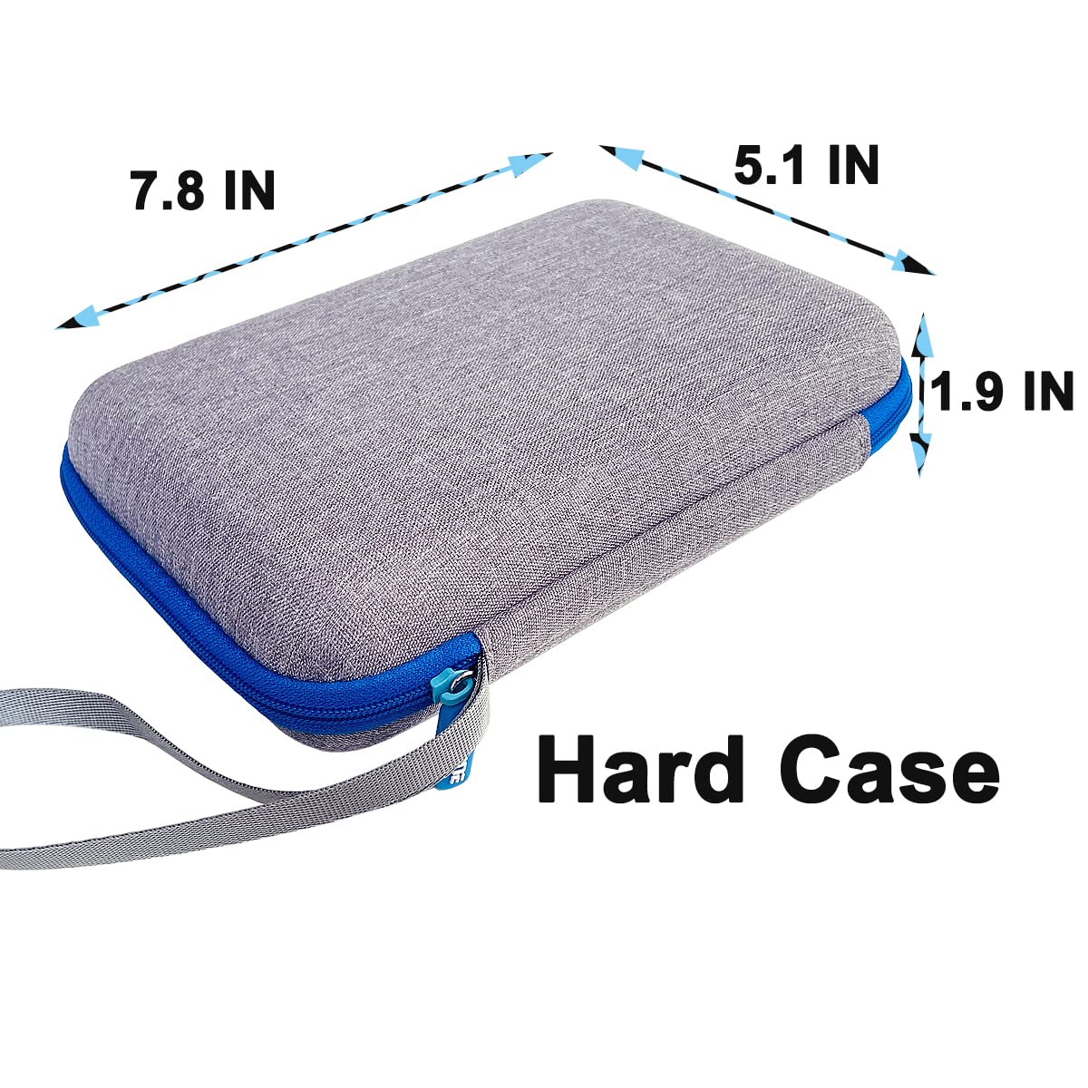Hard Carrying Case for GiiKER Super Slide Brain Games, Protective Storage Holder for GiiKER Brain Teaser Puzzles Interactive Handheld Game Console Accessories (Blue Case Only)