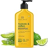 Botanic Hearth Aloe Vera Shampoo Infused With Bergamot & Vegan Protein | Clarifying Shampoo To Hydrate, Soften & Strengthen Hair | Paraben & Sulfate Free | For All Hair Types, 16 Fl Oz