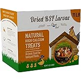 Classic Flock 11 lb Black Soldier Fly Larva - BSFL is a high Calc-Rich Chicken Feed with More Calcium Than mealworms.It is a Pure Natural Food That Provides high Protein for Chickens and Birds