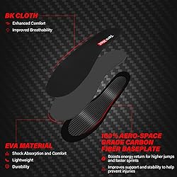 TemHot Carbon Fiber Performance Insoles, Shock