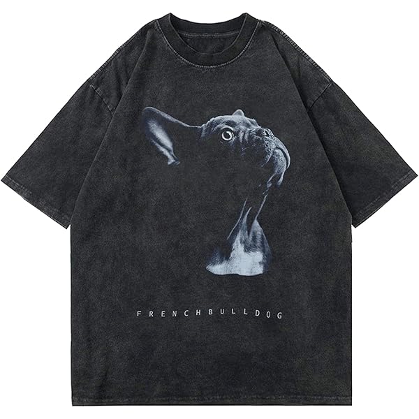 【Aelfric Eden】ウォッシュドドーベルマングラフィック Tシャツ Aelfric Eden Graphic Tees Men Oversized Doberman Shirt