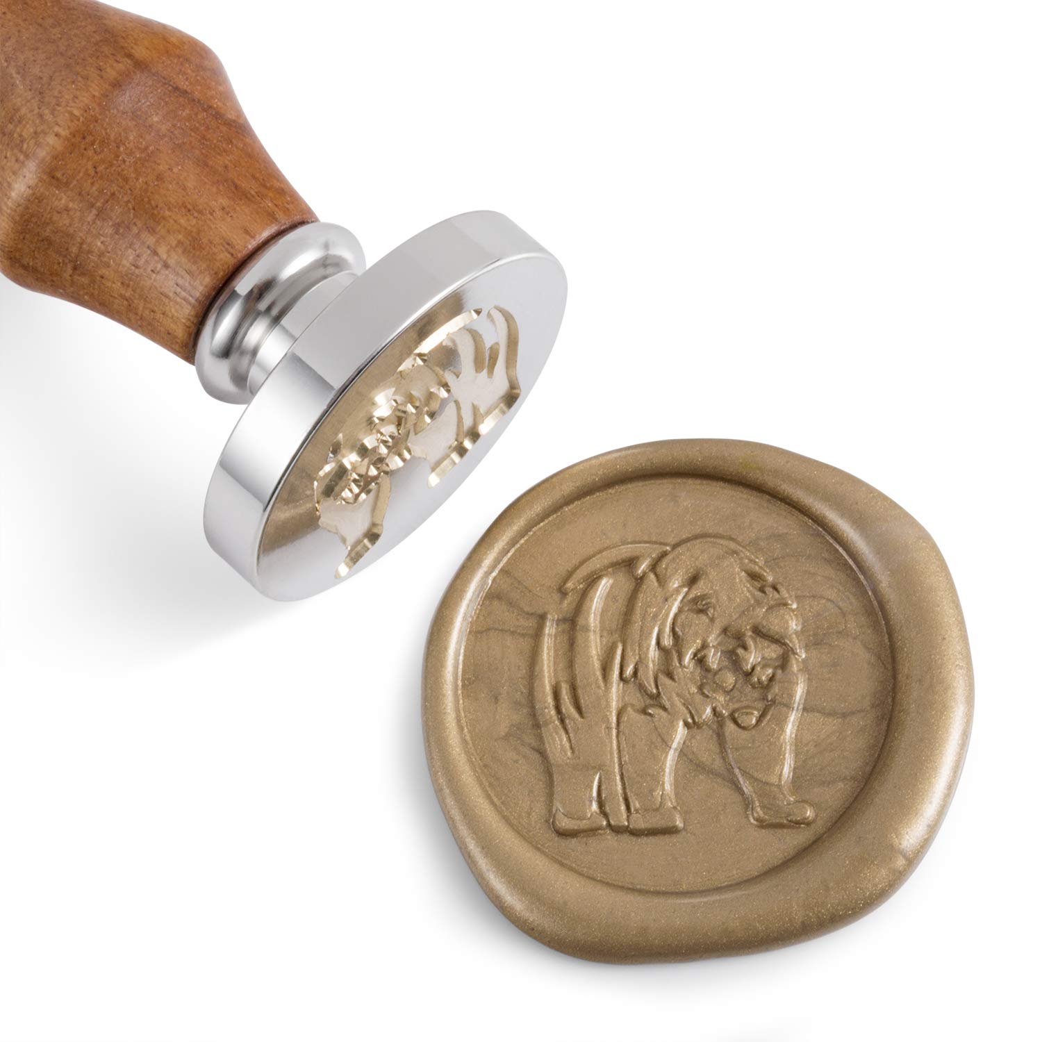 Mceal Wax Seal Stamp Pattern Group 1 (Brown Bear)