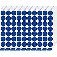 1400 PCS Blue Dot Stickers Round Coding Labels Circle Dots Labels Stickers Polka Circle Dot Stickers Label Sticker for Office,Classroom,Papers Etc