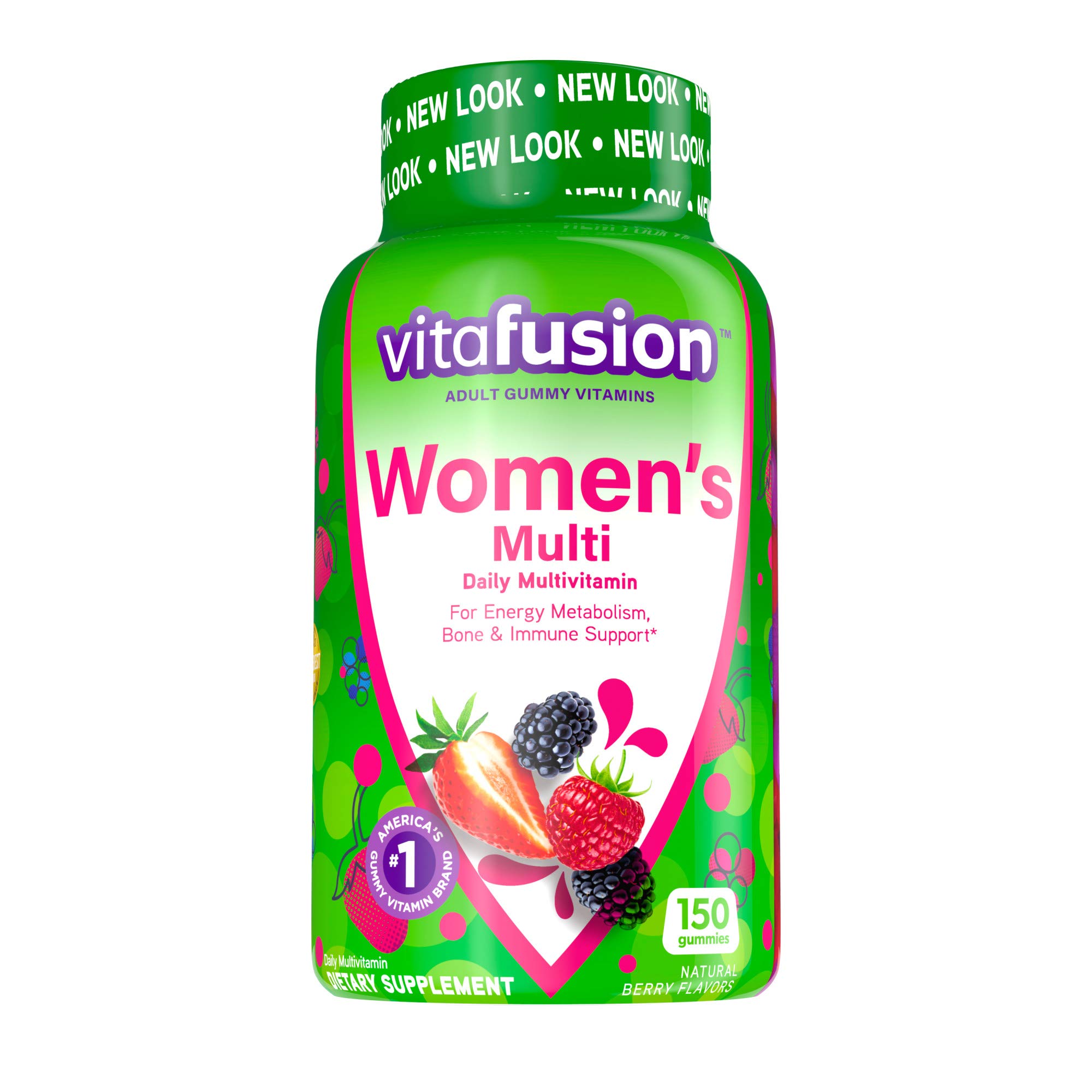 Vitafusion Women's Gummy Vitamins, Mixed Berries, 150 Count