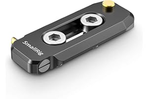 SMALLRIG Universal Low-Profile Quick Release NATO Rail Safety Rail 50mm/2inches Long with 1/4'' Screws for NATO Handle Camera