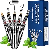 DANGSHAN 5-in-1 Acupuncture Pen, Electronic Acupuncture Pen, Pain Relief Therapy, Meridian Energy Pulse Massage Pen, Powerful Meridian Energy Pen Relief Pain Tools