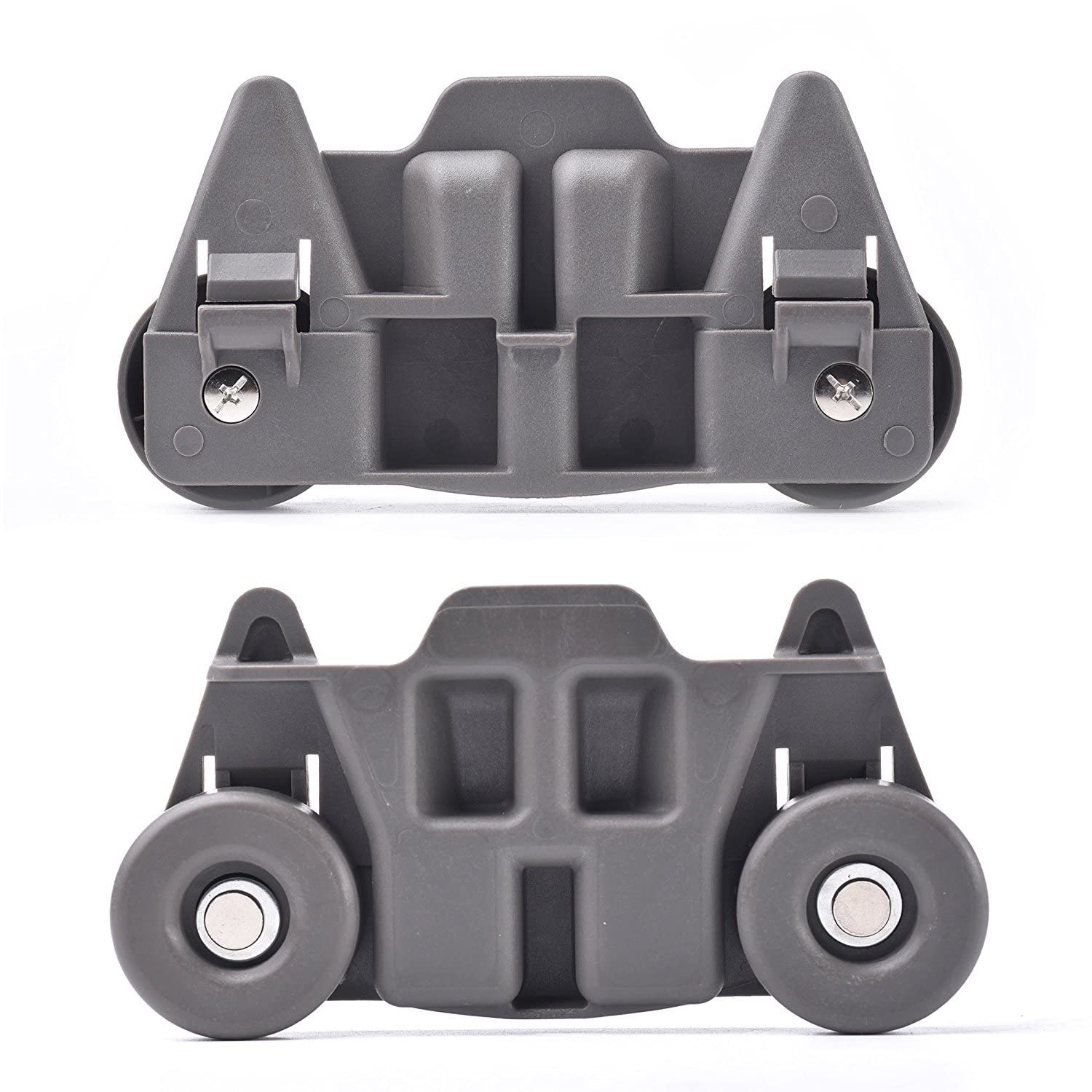 (4-pack) W10195416 NEW UPGRADED Replacement Part for Lower Dishwasher Wheel – Compatible with GE/Whirlpool/Kenmore - AP5983730, W10195416V, W10105417, PS11722152, W10195416VP