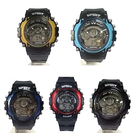 Sports Digital Watch Combo Pack of 5 for Birthday Return Gift sports05