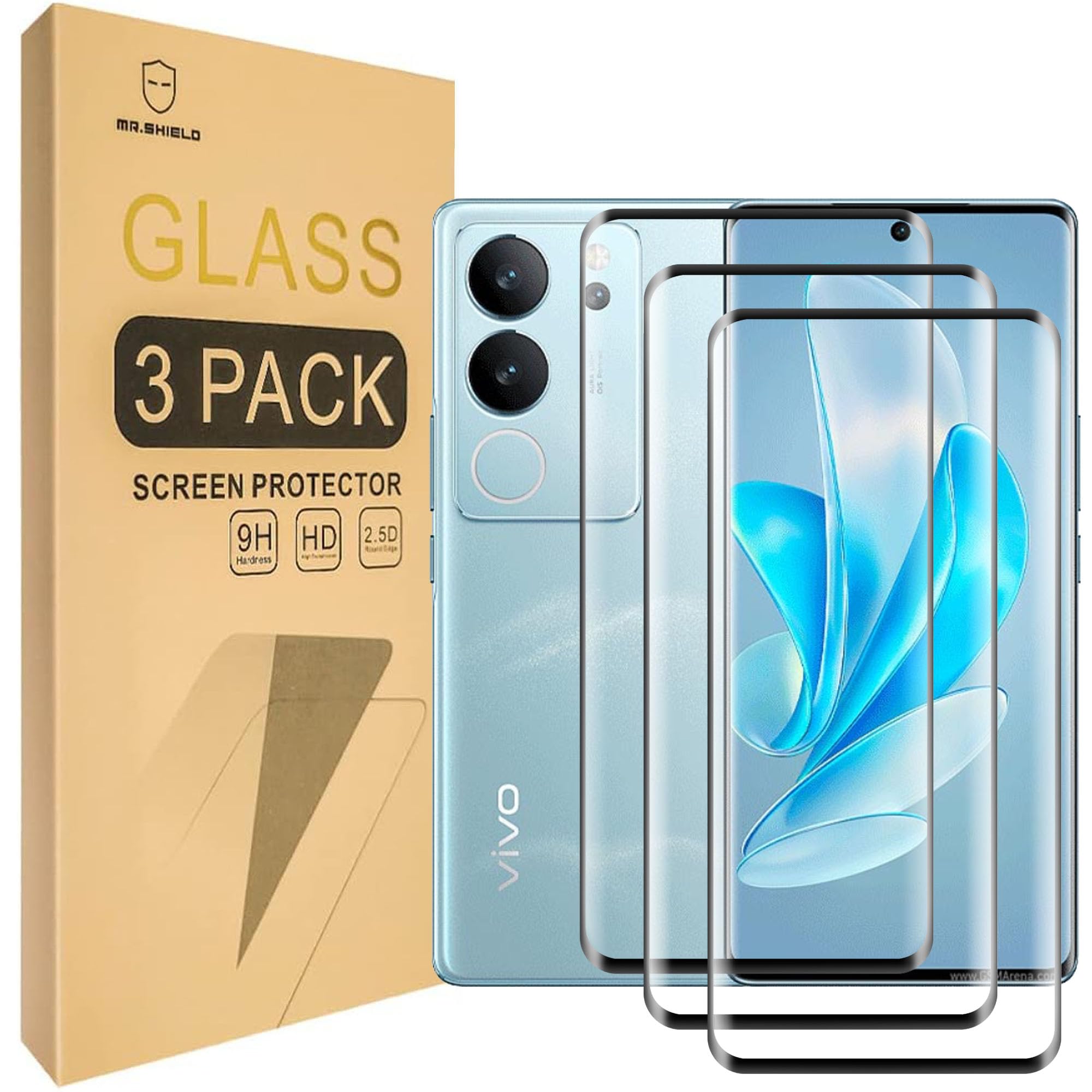 vbsyuwsa (3 Pack) for vivo V29 Screen Protector