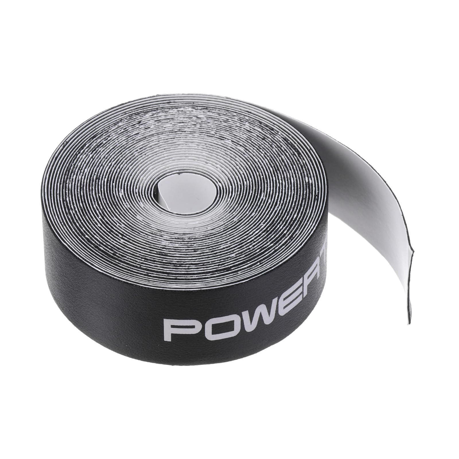 PATIKIL 16.4ft/5M Badminton Racket Head Protector Sticker 0.94in Width, PU Racquet Guard Tape Racket Frame Stickers Wear-Resistant, Black