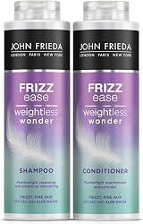 John Frieda Frizz Ease Weightless Wonder Duo 2 x 500ml Shampoo & Conditioner view 1