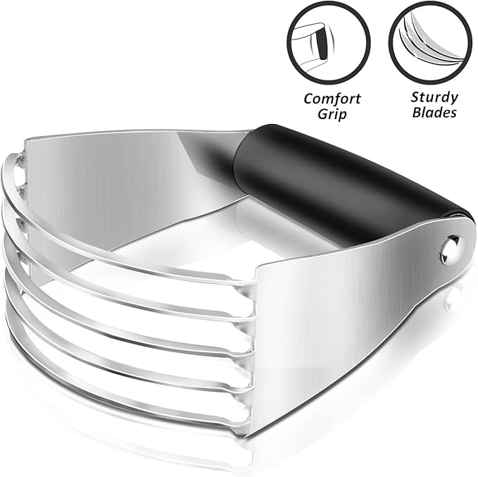 Pastry Cutter Dough Blender Pastry Blender Butter Mixer Stainless Steel Baking Pie Crust Biscuit