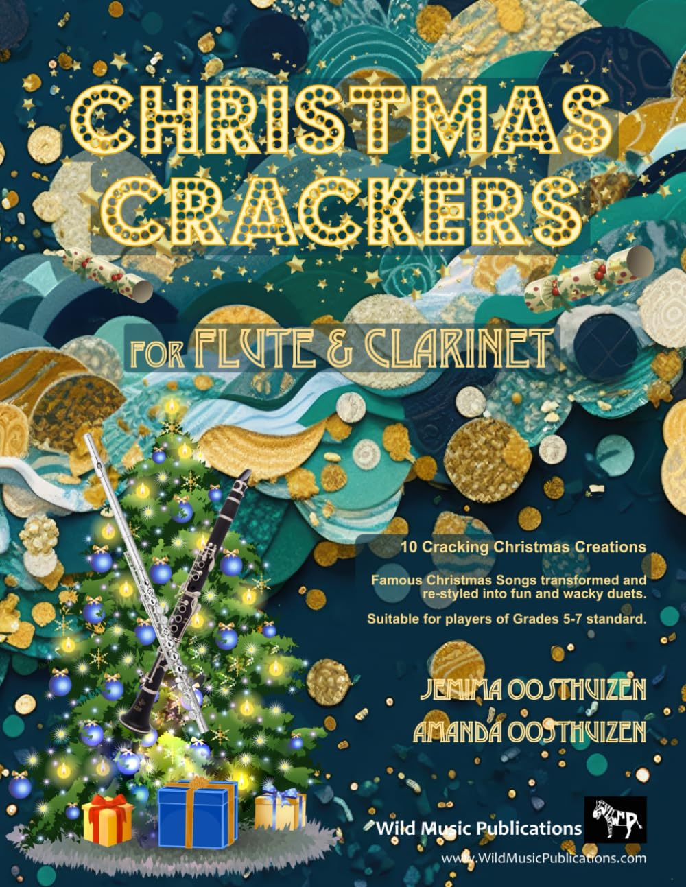 Christmas Crackers for Flute and Clarinet: 10 Cracking Christmas Numbers transformed from noble christmas carols into wacky duets, each in a unique ... Duets for Intermediate to Advanced Players)
