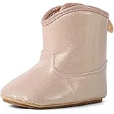 ESTAMICO Baby Girls Embroidery Western Boots