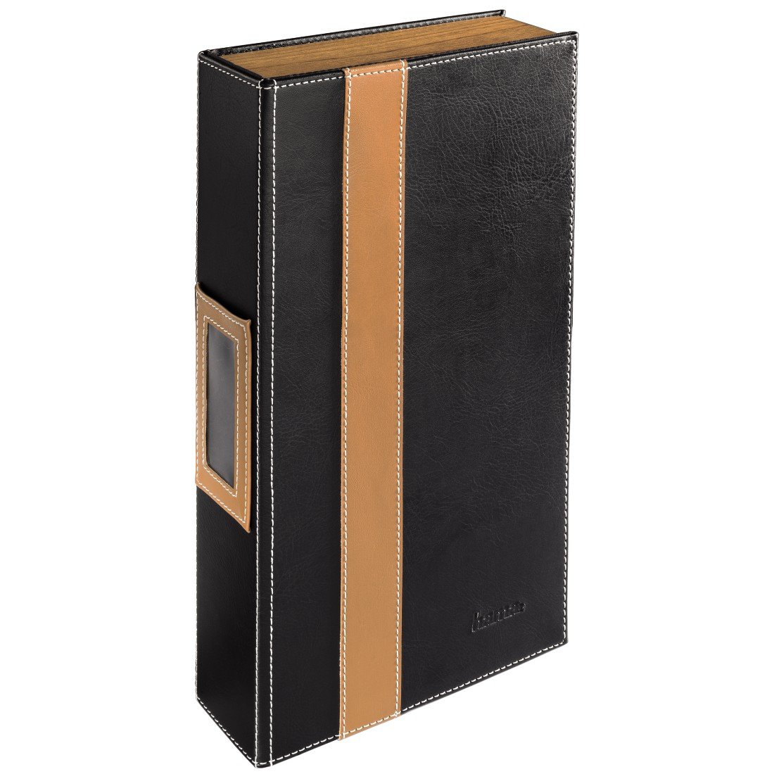 Hama CDROM/Photo CDROM Album 56, Black/Brown, 168 x 65 x 29 mm