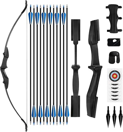NorthSpoor Recurve Bow 40lbs Archery Set for Beginners Left Right Handed