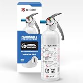 Kidde Mariner 5 Fire Extinguisher for Boats and Watercrafts, 5-B:C, MAR5 | Coast Guard Approved Marine Extinguisher for Very Small Flammable Liquids/Gases and Electrical Fires, 2 lb. Dry Chemical