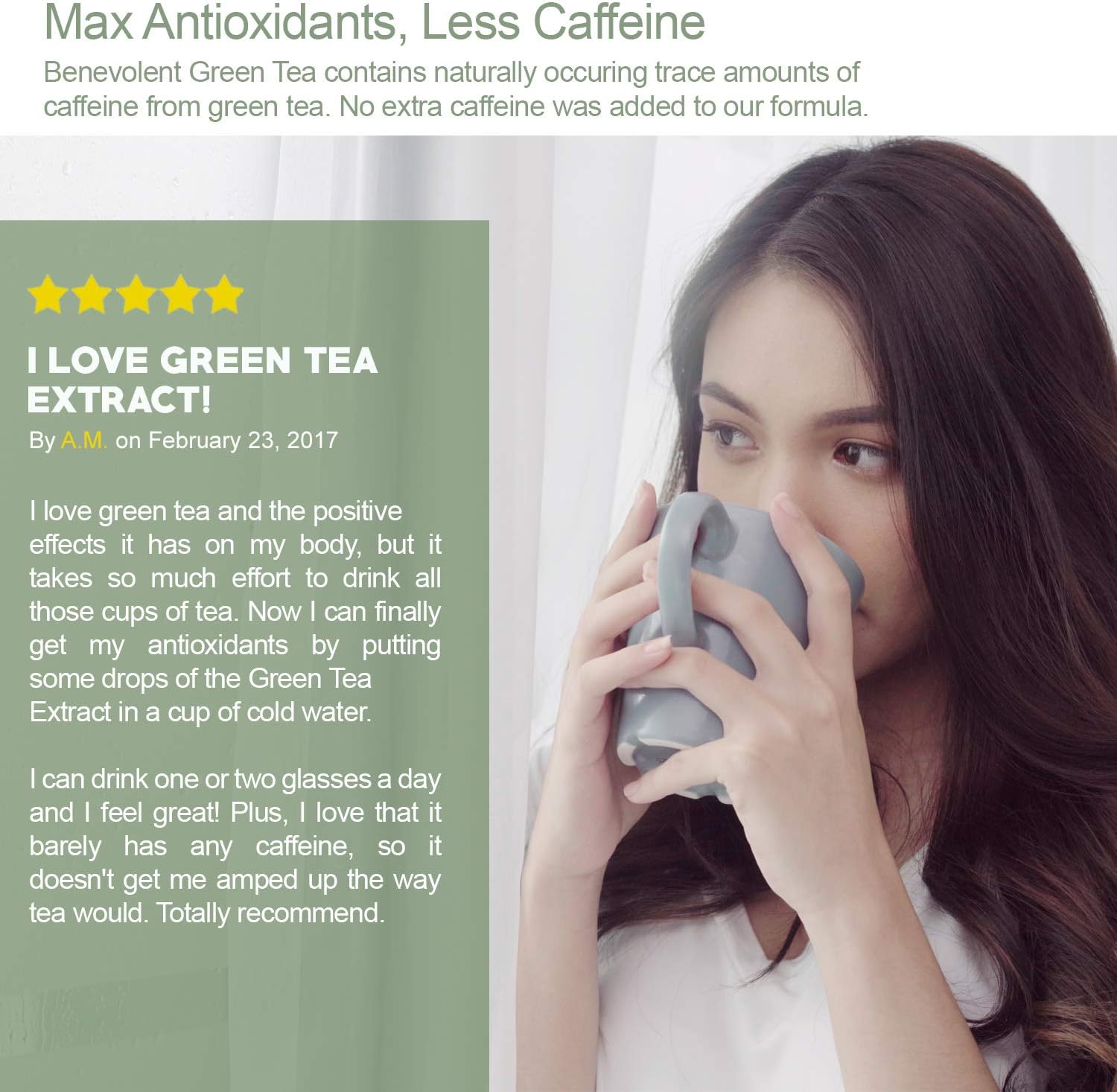 Green Tea Fat Burner - with EGCG Green Tea Extract Liquid, Max Potency for Weight Loss Support & Energy, 10 Cups of Green Tea Natural Antioxidants Polyphenols & Caffeine Non-GMO Alcohol & Gluten Free: Health & Personal Care
