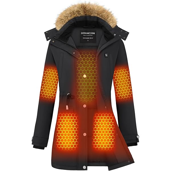 Women's Heated Jacket With Battery Pack 7.4V, With Hand Warmer Pocket - View #13