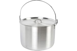 AceCamp Nested Pot Aluminum Lightweight Cooking Pot Set Outdoor Large Stock with lid and folding handle - 4L,8L,12L
