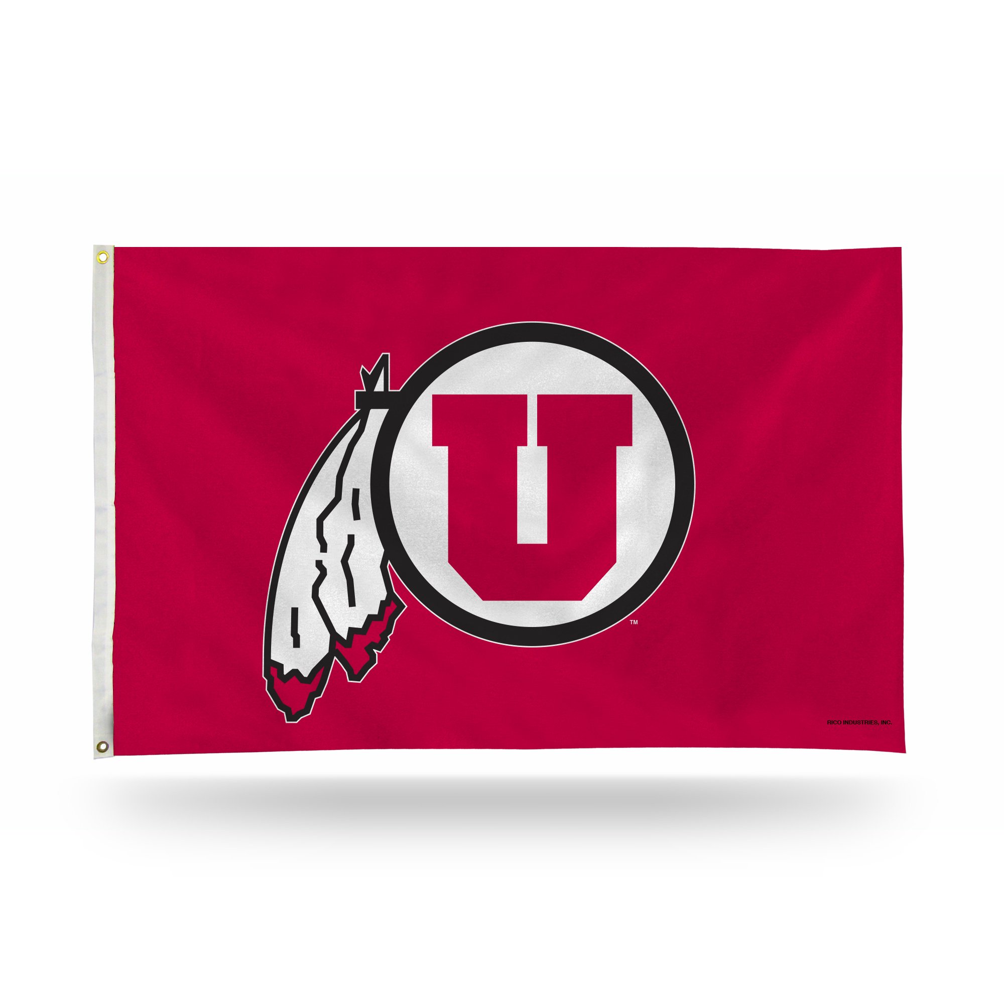 NCAA Utah Utes 3-Foot by 5-Foot Single Sided Banner Flag with Grommets — image 1