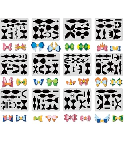 Bowknot Cutting Dies For DIY Crafts - Wood & Alloy Steel Blade Die For Making Bows (Compatible With Sizzix)