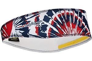 Halo Headband II Sweatband Pullover, Red White Blue Tie Dye