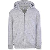 Champion Boys Zip Front Fleece Hoodie Sweatshirt for Kids