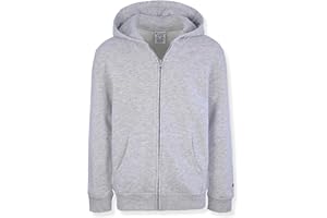 Champion Boys Zip Front Fleece Hoodie Sweatshirt for Kids