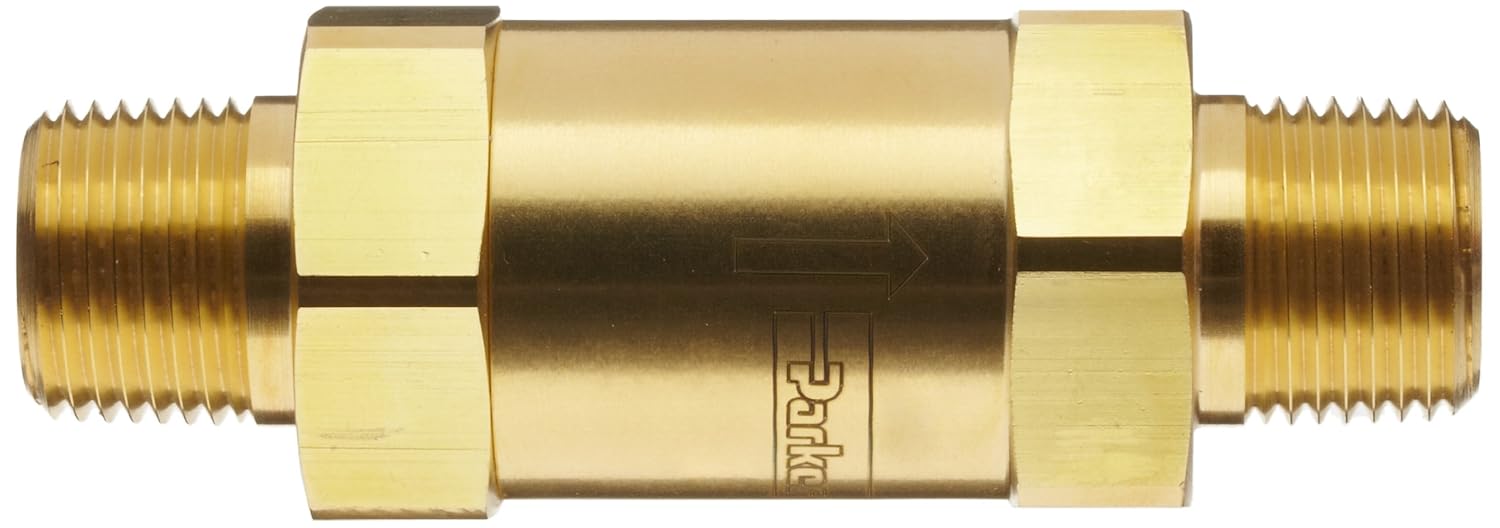 Inline 5 Micron Parker F Series Brass Instrumentation Filter 1/8 NPT