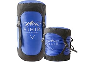 Compression Sack -Rainproof Design and Space Saving,Ultralight 12L/17L/21LSleeping Bag Stuff Sack for Hiking and Camping