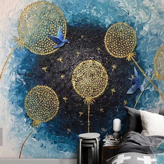 Téléchargement gratuit Images Amazon Com Hd Abstract Gold Plant Dandelion Photo Mural Wallpaper le plus cool par