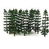 20PCS Plastic Fir Tree Model Train Scenery Landscape HO 1:100