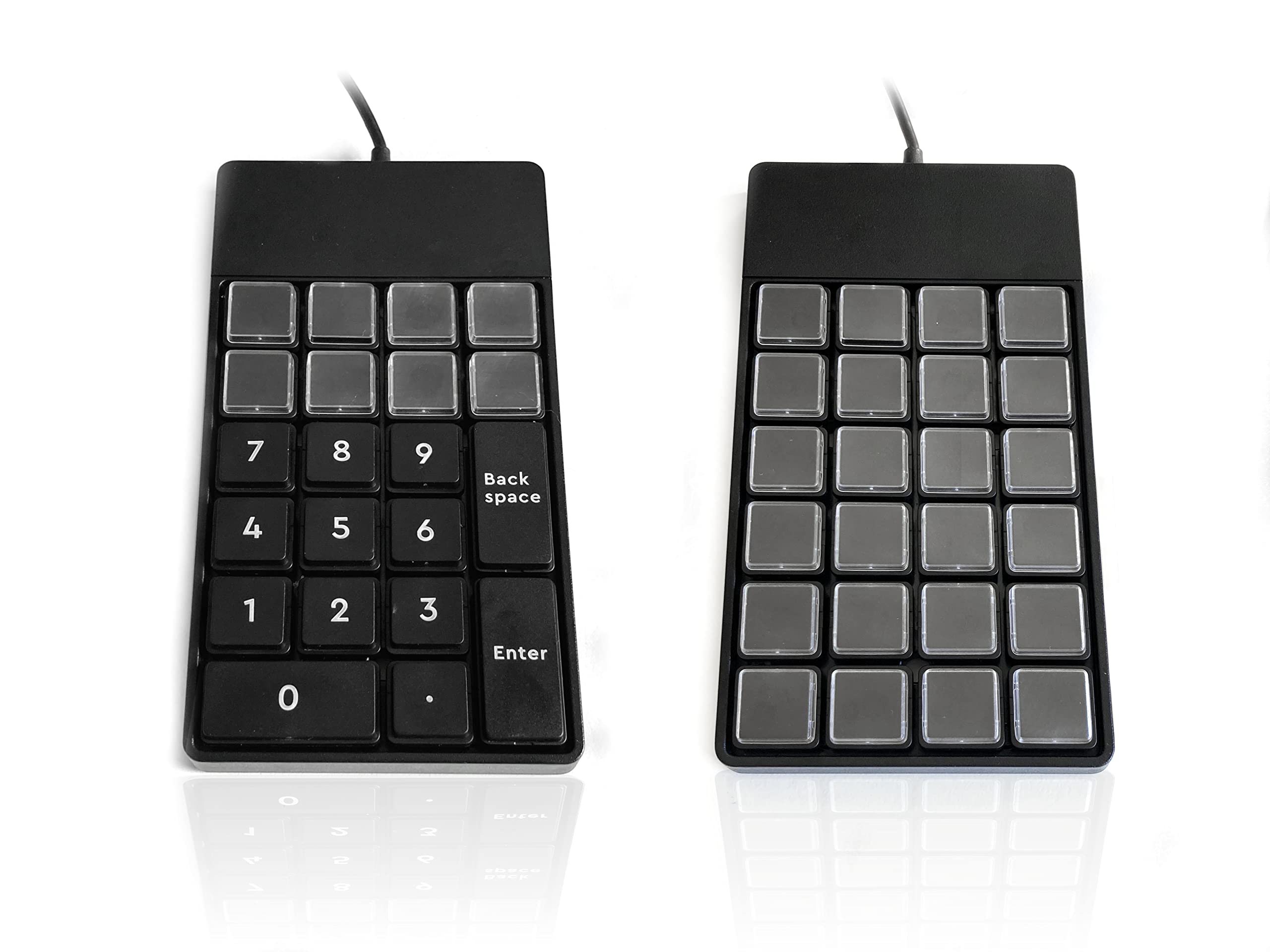 Accuratus S24B - Professional Slim & Durable Fully Customisable USB Keypad with 24 Programmable Keys