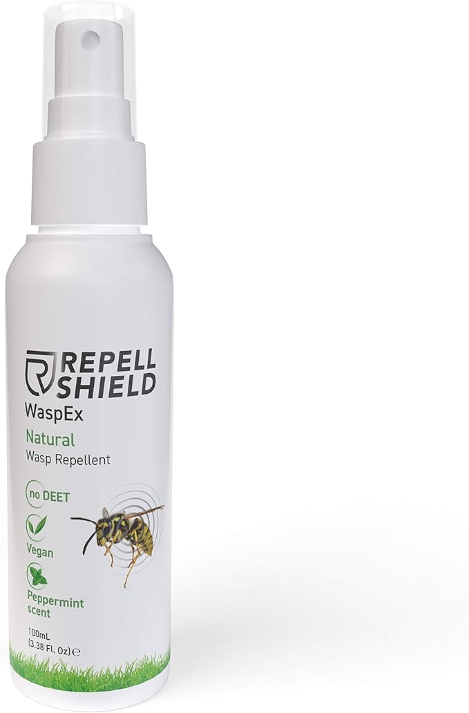 REPELL SHIELD Bee and Wasp Spray Organic Bee and Wasp Repellent
