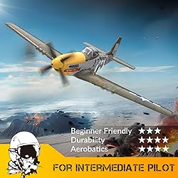 VOLANTEXRC Brushless 4CH RC Plane P51D Mustang