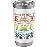 Hidden Message Funny Adult Humor Work Coffee Swearing Cup Stainless Steel Insulated Tumbler